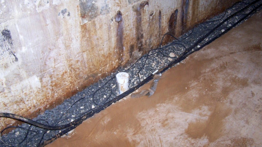 Basement leak